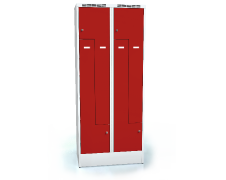 Cloakroom locker Z-shaped doors ALDOP 1920 x 800 x 500